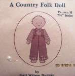 country folk doll